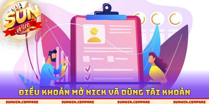 Điều Khoản Sử Dụng SUNWIN - Hiểu Để Tuân Thủ Khi Gia Nhập 1 Điều khoản mở nick và dùng tài khoản