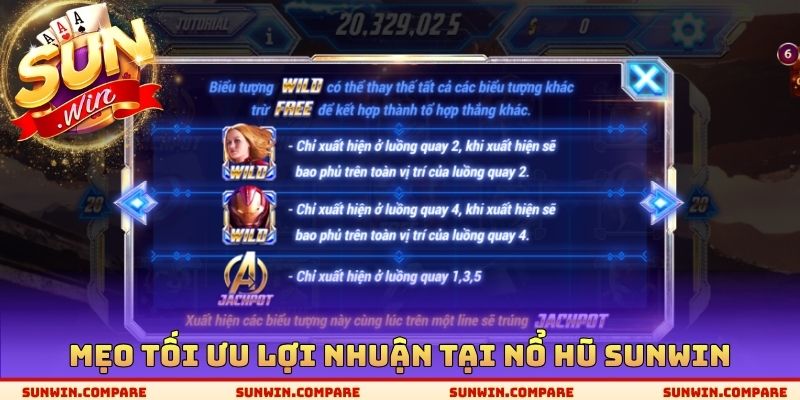 Mẹo tối ưu lợi nhuận tại nổ hũ SUNWIN
